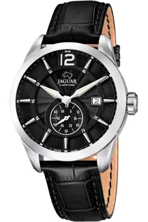 Jaguar Watches męski zegarek na rękę XL analogowy kwarcowy skóra J663/4