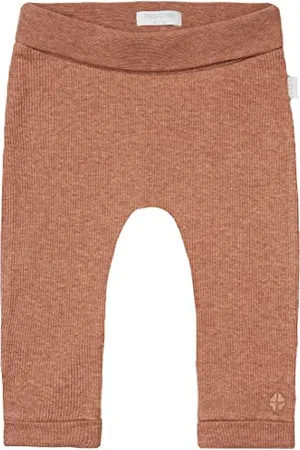 Noppies Baby Unisex Baby U Pants Comfort Rib Naura spodnie Cafe Au Lait Melange-N090, 74, , 74