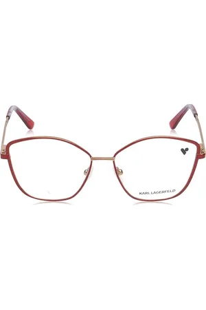 Karl Lagerfeld KL345 Okulary, Czerwone, 54/15/140 dla kobiet