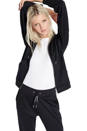 Armani Exchange Damska bluza z kapturem Circle Logo Back Zip Up, , XL