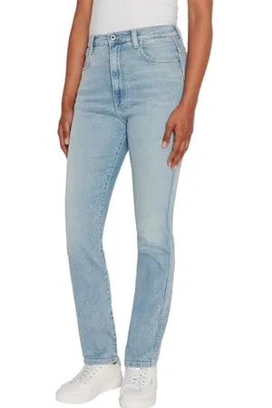Pepe Jeans Damskie dżinsy Slim Uhw, niebieskie (Denim-MI8), 33W / 30L, , 33W / 30L