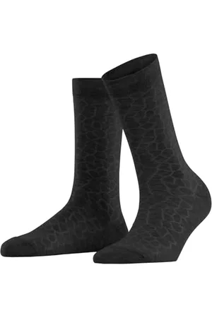 Falke Damskie Pebble bawełna półwysokie ze wzorem 1 para skarpet, , 39-42