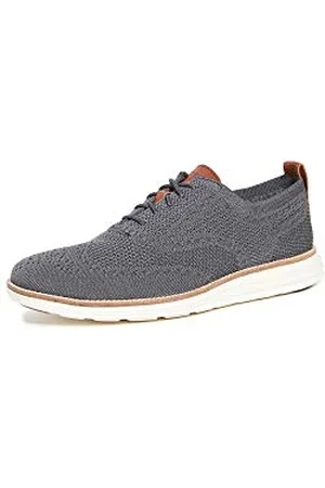 Cole Haan Original Grand Stitchlite Oxfords męska, szary - Grau Grey Magnet Ivory - 43.5 EU