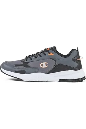 Champion Ramp Up Ripstop Low, Trampki Męskie, Szary/Czarny/Pomarańczowy (ES009), 45.5 EU, , 45.5 EU