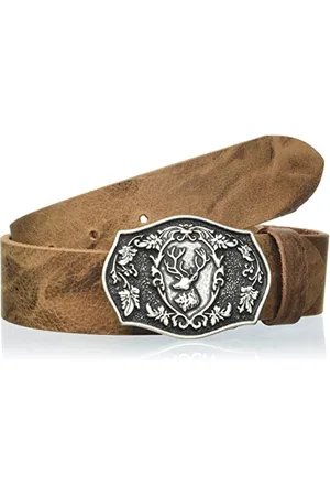 MGM Unisex pasek do stroju ludowego z paskiem jelenia, , 90, , 90
