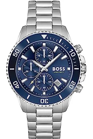 HUGO BOSS Męski analogowy zegarek kwarcowy z paskiem ze stali nierdzewnej 1513907