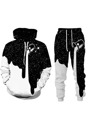 TOM TAILOR Pokem&Hent Planet kolorowa bluza z kapturem z nadrukiem 3D, unisex, jesienny strój dwuczęściowy, , 38