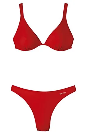 Beco Damski strój kąpielowy, zestaw bikini czerwone, 40