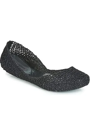 Melissa Kobiety Campana Papel Vii Balerinki, Czarny (Black Glitter 52682), 40 EU