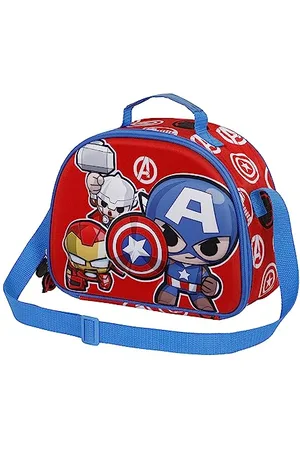 Marvel Avengers Impact-Torba na Lunch 3D, Czerwona, 25,5 x 20 cm