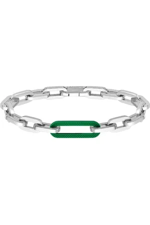 Lacoste Męska bransoletka łańcuszkowa z kolekcji ENSEMBLE - 2040103, Jeden rozmiar, Stal nierdzewna, Bez kamieni szlachetnych