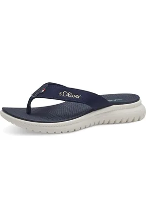 QS by s.Oliver Damskie 5-27106-42 japonki, granatowe, 39 EU, , 39 eu