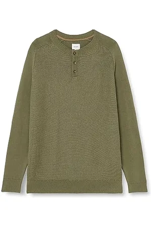 Mustang Sweter męski Style Emil C Henley, , XL