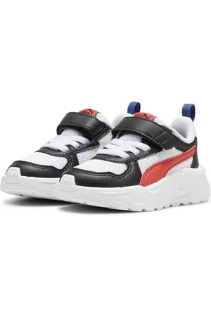 PUMA Trinity Lite AC+ Inf, Unisex Dziecko, White Active Red Black, 2651 EU