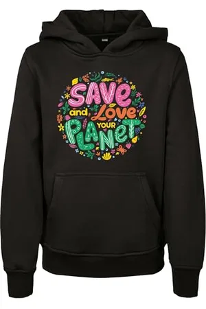 Mister Tee Unisex_-_baby Kids Save And Love Bluza z kapturem, , 134-140
