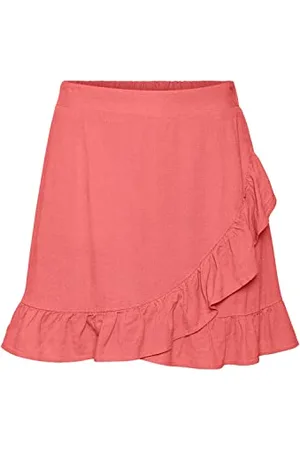 VERO MODA Damska spódnica mini Vmmymilo Hw WVN Ga, ge peach, XS