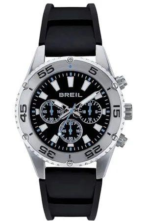 Breil Męski Sprintter Dial Overourse Blue Collor Movement Chrono Kwarc i poliuretan Niebieski Kingy TW1999, , taille unique, Pasek