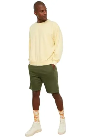 Trendyol Męskie szorty Regular Fit Shorts & Bermudy Casual Shorts, M