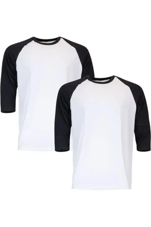 Gildan Koszulka raglanowa 3/4 dla dorosłych z grubej bawełny, styl G5700, 2-pak, , XL