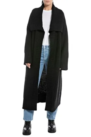 Replay Damska kurtka z dzianiny oversize, , XS
