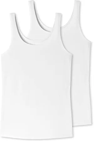 Schiesser Damen 2 PACK Unterhemd Trägertop - Cotton