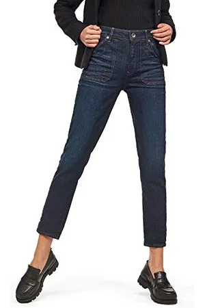 G-Star RAW Damskie dżinsy Midge Worker High Waist Straight Ankle, , 24W / 30L