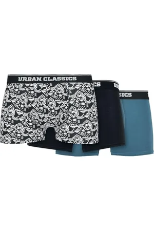 Urban classics Bokserki męskie, trójpak, z bawełny organicznej, 3-pak, bokserki z bawełny organicznej, dostępne w wielu kolorach, rozmiar S do 5XL, , L