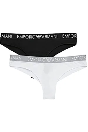 Emporio Armani Damska bielizna bi-Pack Brazylijska List Iconic Cotton, , XS