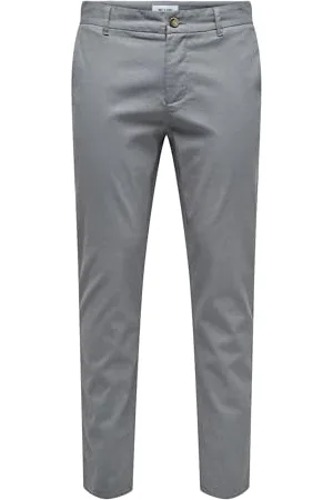 Only & Sons ONSMARK PETE Slim Dobby 0058 Pant NOOS, Szara taśma/szczegóły: Griffin, 28W / 32L