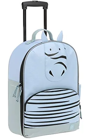 LÄSSIG LÄSSIG About Friends walizka podróżna dla dzieci z drążkiem teleskopowym i kółkami od 3 lat, 45 cm, 17 l, , 45 cm, Kaya Zebra