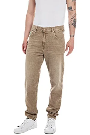 Replay Męskie dżinsy Sandot Tapered-Fit z komfortowego dżinsu, , 33W / 30L