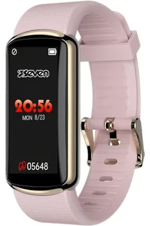 7 for all Mankind S. p. a. A. Smartwatch – męski i damski zegarek dla chłopców – wodoodporny zegarek fitness IP68, krokomierz, pulsometr, monitor snu, powiadomienia o połączeniach i połączeniach, urządzenie