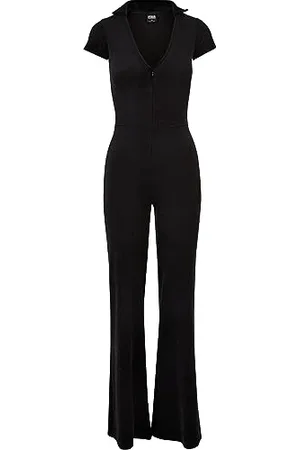 Urban classics Damski aksamitny kombinezon damski, , XL