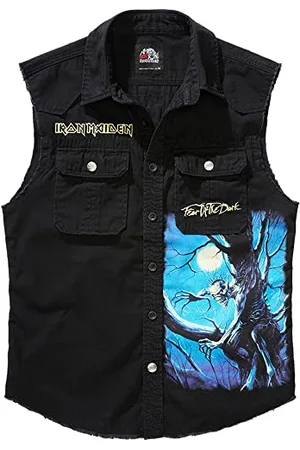Brandit Męska kamizelka Iron Maiden Vintage Shirt Sleeveless FOTD, , L