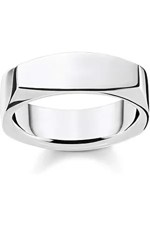 Thomas Sabo Unisex pierścień prostokątny 925 wysokiej próby TR2279-001-21-48