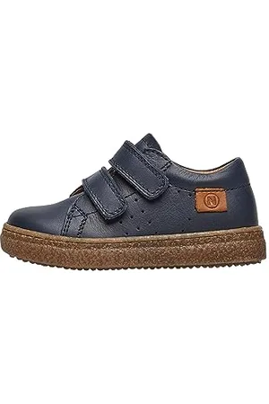 Naturino Carex VL sneakersy ze szczotkowanej skóry nappa, jasnoniebieskie, niebieski, 20 EU
