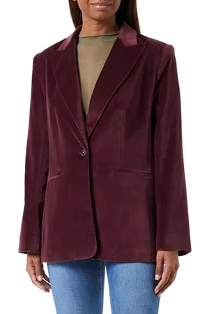 7 for all Mankind VELVET BLAZER Cotton Winetasting, , L