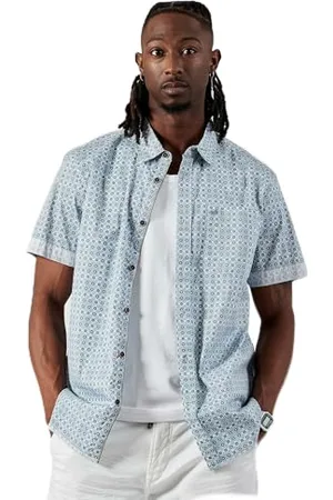 Kaporal 5 Koszula, model RIBET, mężczyzna, , S; krój slim fit, krótkie rękawy, kołnierz koszulowy, , S
