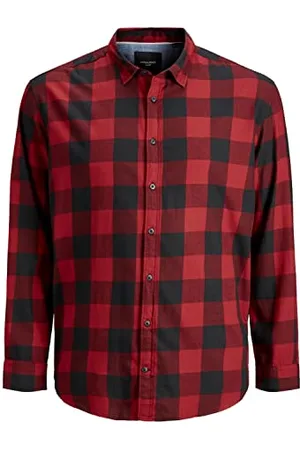 JACK & JONES Męska koszula w kratkę Slim Fit, , XXL