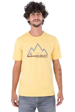 Hurley Evd Explore Mountain Man SS Koszulka męska, , XXL
