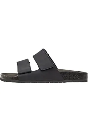 Bianco Męskie sandały BIACEDAR Velcro Slipper, czarne 2, 46 EU, , 46 EU
