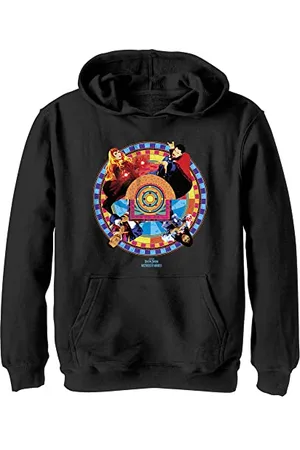 Marvel Dziecięca bluza z kapturem Dr Strange Circle, uniseks, czarna, XL, , XL