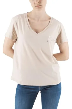 Replay Damska koszulka oversize, krótki rękaw, , XL