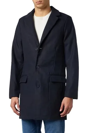 Casual Friday Męski płaszcz wełniany Outerwear, , XL