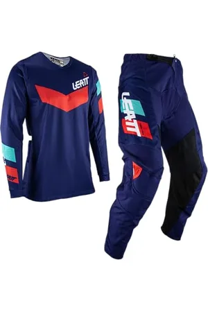 Leatt Set Motocross Unisex-Dorosły, niebieski, XS