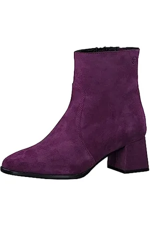 Tamaris Damskie 1-1-25069-41 modne kozaki, fioletowe, 36 EU, , 36 EU
