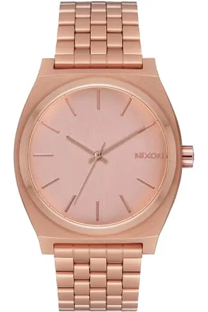 Nixon Time Teller zegarek na rękę analogowy kwarcowy, All Rose Gold, Einheitsgröße, bransoletka