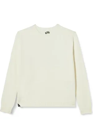 Blauer Knitting Sweter Dekolt, , 42