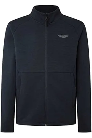 Hackett Męska bluza Am Tech Track Fz, , S