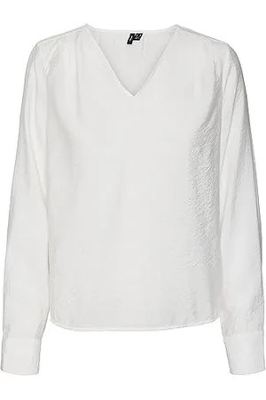 VERO MODA Vmlena Ls Pleat Top WVN Noos bluzka damska, , M